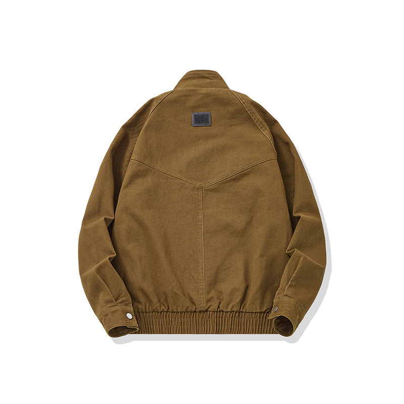 Streetwear  Distressed Pocket Design Oversized Casual Work Jacket